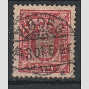 FRIMRKER DANMARK | 1875 - AFA 6 - 8 re rosa - Lux Stemplet 