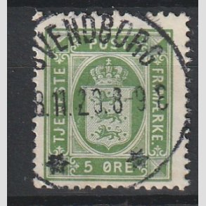 FRIMRKER DANMARK | 1914-20 - AFA 14 - 5 re grn - Lux Stemplet 