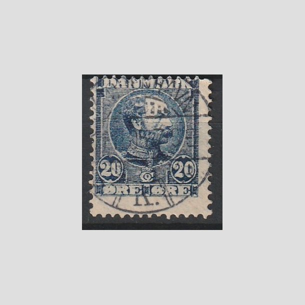 FRIMRKER DANMARK | 1904-05 - AFA 48 - Chr. IX 20 re bl - Stemplet "KJBENHAVN"