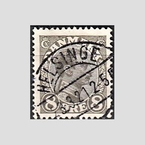 FRIMRKER DANMARK | 1918-20 - AFA 099 - Chr. X 8 re gr - Lux Stemplet 