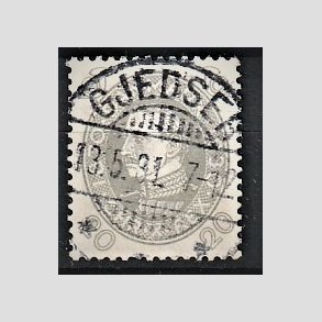 FRIMRKER DANMARK | 1930 - AFA 191 - Chr. X 60 r 20 re gr - Lux Stemplet 