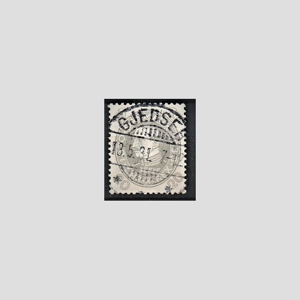 FRIMRKER DANMARK | 1930 - AFA 191 - Chr. X 60 r 20 re gr - Lux Stemplet "GJEDSER"