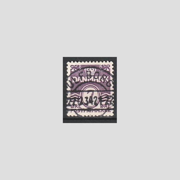 FRIMRKER DANMARK | 1933 - AFA 200 - Blgelinie 7 re violet - Pragt Stemplet "ULFBORG"
