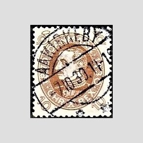 FRIMRKER DANMARK | 1930 - AFA 189 - Chr. X 60 r 10 re brun - Lux Stemplet 
