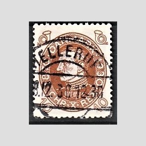 FRIMRKER DANMARK | 1930 - AFA 189 - Chr. X 60 r 10 re brun - Lux Stemplet 
