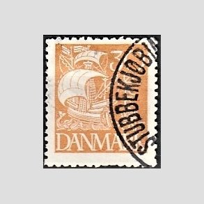 FRIM�RKER DANMARK | 1927 - AFA 172 - Karavel 30 �re gul - Lux Stemplet 