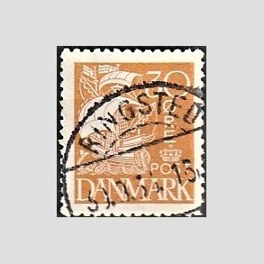 FRIM�RKER DANMARK | 1927 - AFA 172 - Karavel 30 �re gul - Lux Stemplet 