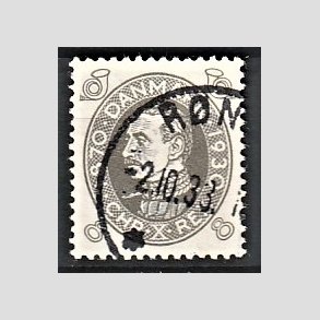 FRIMRKER DANMARK | 1930 - AFA 188 - Chr. X 60 r 8 re gr - Stemplet