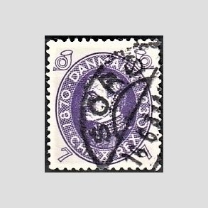 FRIMRKER DANMARK | 1930 - AFA 187 - Chr. X 60 r 7 re violet - Lux Stemplet 