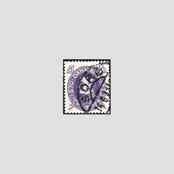 FRIMRKER DANMARK | 1930 - AFA 187 - Chr. X 60 r 7 re violet - Lux Stemplet "SOR"
