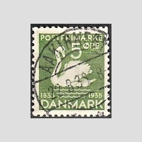 FRIM�RKER DANMARK | 1935 - AFA 223 - H. C. Andersen 5 �re gr�n - Lux Stemplet 