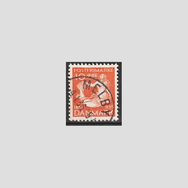 FRIMRKER DANMARK | 1935 - AFA 225 - H. C. Andersen 10 re orange - Lux Stemplet "MELBY"