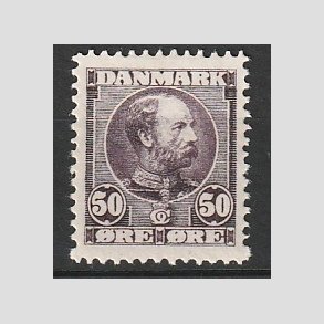 FRIMRKER DANMARK | 1904-05 - AFA 50 - Chr. IX 50 re lilla - Ubrugt