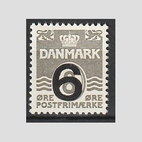 FRIMRKER DANMARK | 1940 - AFA 262a - 6/8 re type I (201) gr Provisorier - Postfrisk