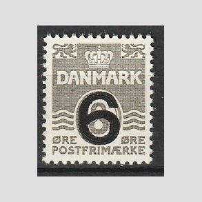 FRIMRKER DANMARK | 1940 - AFA 262a - 6/8 re type I (201) gr Provisorier - Postfrisk