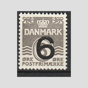 FRIMRKER DANMARK | 1940 - AFA 262a - 6/8 re type I (201) gr Provisorier - Postfrisk
