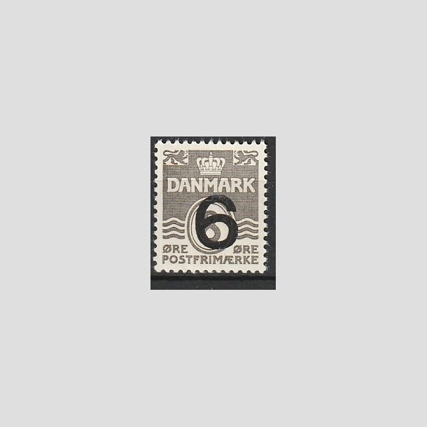 FRIMRKER DANMARK | 1940 - AFA 262a - 6/8 re type I (201) gr Provisorier - Postfrisk