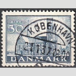 FRIM�RKER DANMARK | 1936 - AFA 233 - Reformationen 30 �re bl� - Lux Stemplet 