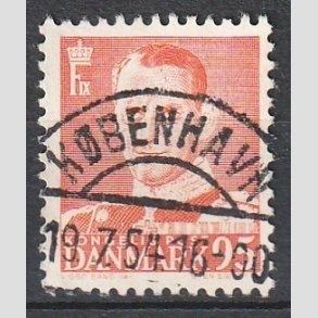 FRIMRKER DANMARK | 1952-53 - AFA 343 - Fr. IX 95 re orangerd - Lux Stemplet 