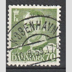 FRIMRKER DANMARK | 1950 - AFA 324 - Fr. IX 70 re mrkgrn - Lux Stemplet 