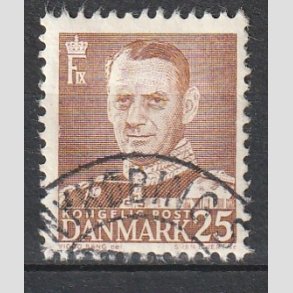 FRIMRKER DANMARK | 1948-50 - AFA 308 - Fr. IX 25 re brun - Lux Stemplet 
