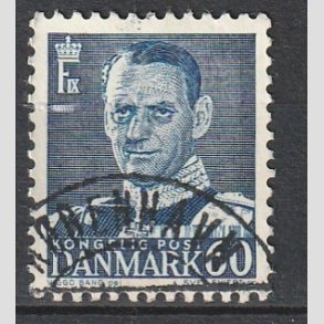 FRIMRKER DANMARK | 1952 - AFA 339 - Fr. IX 60 re mrkbl - Lux Stemplet 