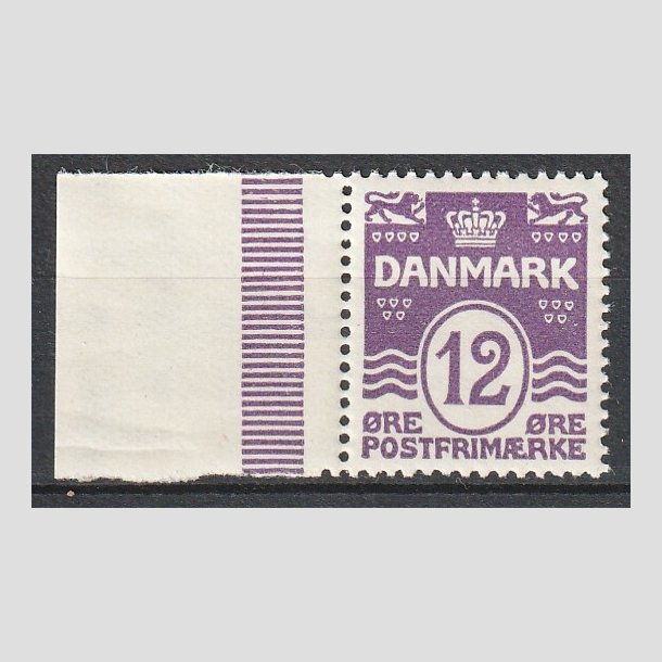 FRIMRKER DANMARK | 1926-30 - AFA 168 - Blgelinie 12 re violet - Postfrisk