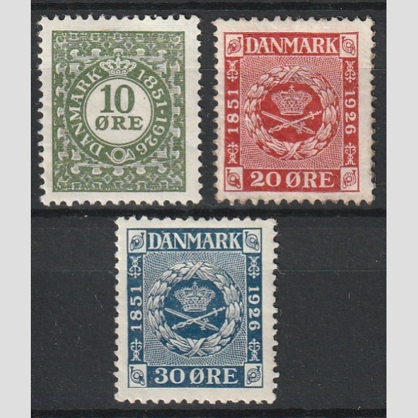 FRIMRKER DANMARK | 1926 - AFA 154,155,156 - Frimrkets 75 rs i komplet st - Postfrisk