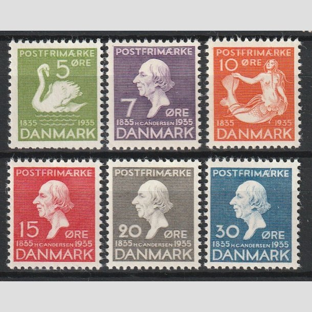 FRIMRKER DANMARK | 1935 - S - AFA 223-238 - H. C. Andersen mindeudgave komplet - Postfrisk