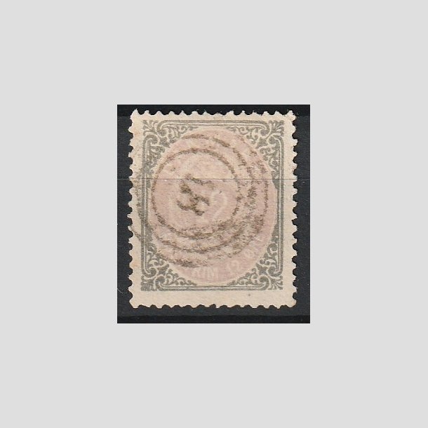 FRIMRKER DANMARK | 1875 - AFA 26 - 12 re gr/violet - Stemplet