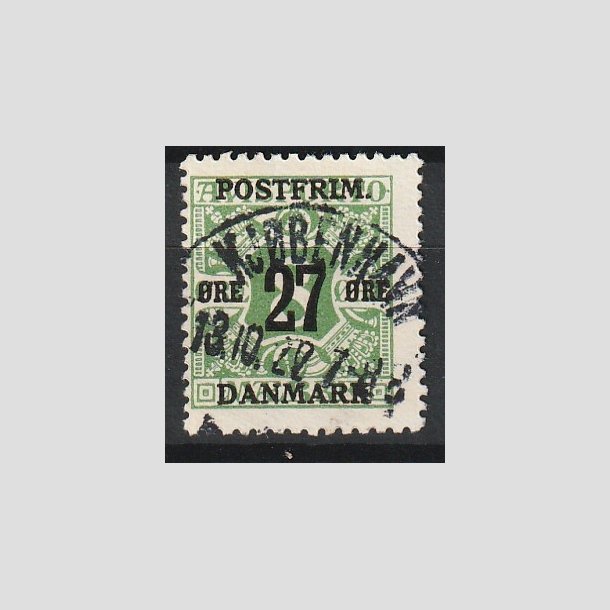 FRIMRKER DANMARK | 1918 - AFA 88 - 27 re/8 re grn - Lux Stemplet "KJBENHAVN"