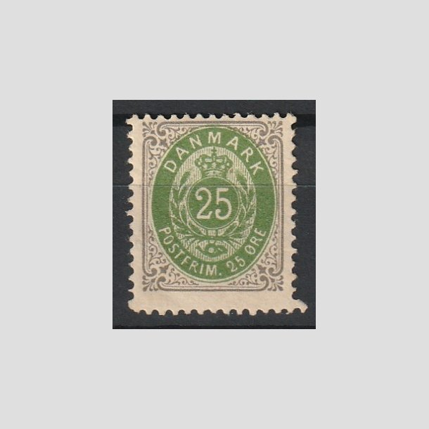 FRIMRKER DANMARK | 1895 - AFA 29By - 25 re gr/grn - Postfrisk