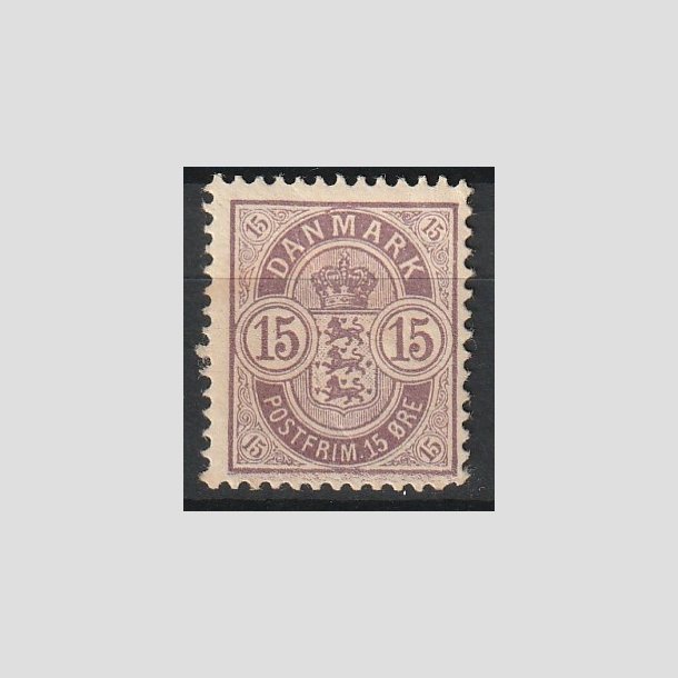 FRIMRKER DANMARK | 1901-02 - AFA 38 - 15 re grlilla - Postfrisk