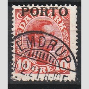 FRIMRKER DANMARK | 1921 - AFA 4 - 10 re rd - Lux Stemplet 