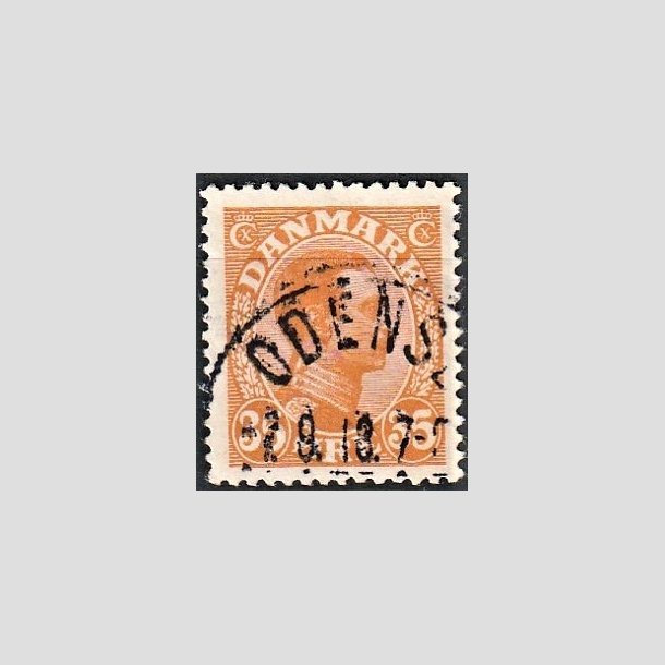 FRIMRKER DANMARK | 1913 - AFA 73 - Chr. X 35 re orange (2K) - Lux Stemplet "ODENSE"