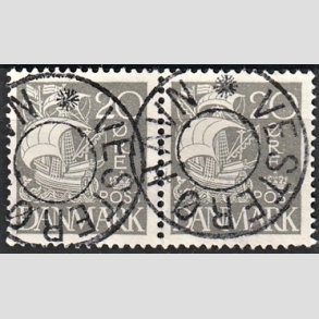 FRIMRKER DANMARK | 1927 - AFA 170 - Karavel 20 re gr i par - Lux Stemplet 