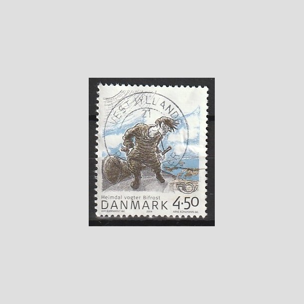 FRIMRKER DANMARK | 2004 - AFA 1384 - Heimdal - 4,50 Kr. flerfarvet - Pragt Stemplet