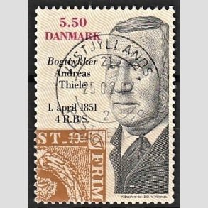 FRIMRKER DANMARK | 2001 - AFA 1277 - Frimrket 150 r - 5,50 Kr. flerfarvet - Pragt Stemplet