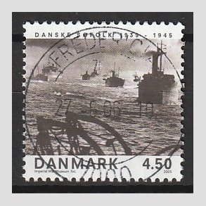 FRIM�RKER DANMARK | 2005 - AFA 1435 - Danske s�folk - 4,50 Kr. Konvoj - Pragt Stemplet