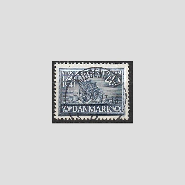 FRIMRKER DANMARK | 1941 - AFA 272 - Vitus Bering 40 re bl - Lux Stemplet "KJBENHAVN"