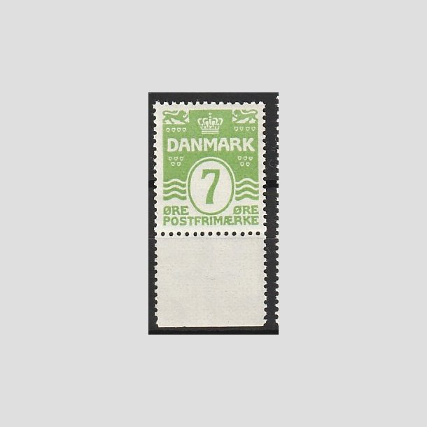 FRIMRKER DANMARK | 1926-30 - AFA 167 - Blgelinie 7 re lysgrn - Postfrisk