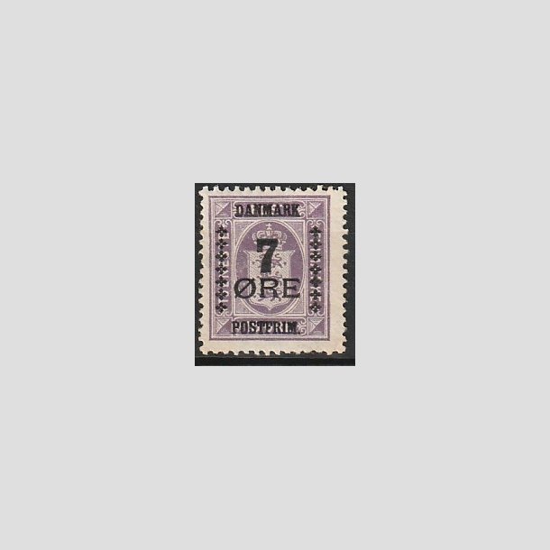 FRIMRKER DANMARK | 1926 - AFA 165 - 7/15 re violet Provisorium - Postfrisk