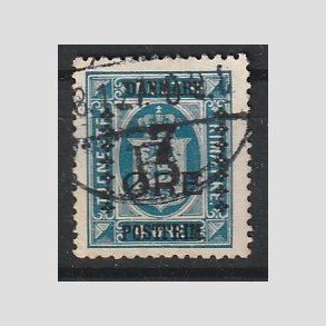 FRIMRKER DANMARK | 1926 - AFA 162 - 7/4 re bl Provisorium - Stemplet