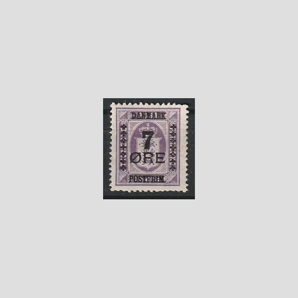 FRIMRKER DANMARK | 1926 - AFA 165 - 7/15 re violet Provisorium - Ubrugt