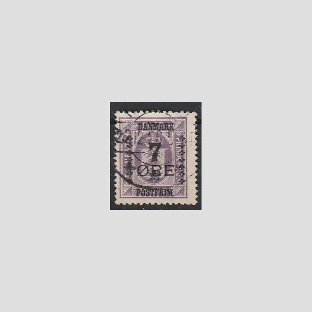 FRIMRKER DANMARK | 1926 - AFA 165 - 7/15 re violet Provisorier - Stemplet