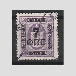 FRIMRKER DANMARK | 1926 - AFA 165 - 7/15 re violet Provisorier - Stemplet