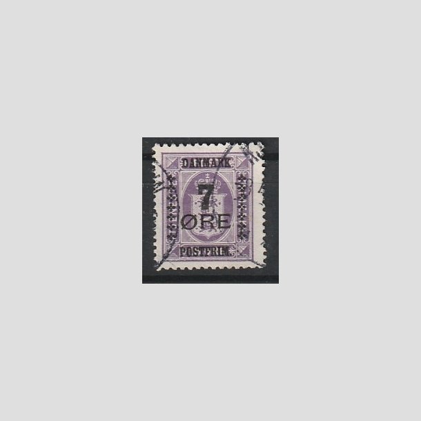 FRIMRKER DANMARK | 1926 - AFA 165 - 7/15 re violet Provisorier - Stemplet