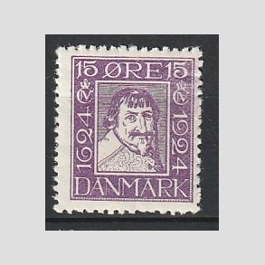 FRIM�RKER DANMARK | 1924 - AFA 138 - Postjubil�um 15 �re violet - Postfrisk