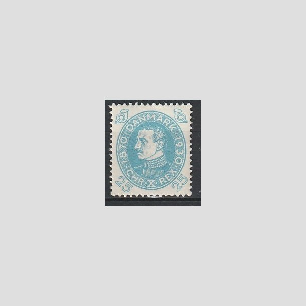 FRIMRKER DANMARK | 1930 - AFA 192 - Chr. X 60 r 25 re bl - Postfrisk
