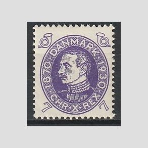 FRIMRKER DANMARK | 1930 - AFA 187 - Chr. X 60 r 7 re violet - Postfrisk